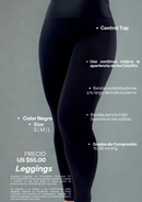 Leggings de compresión para mujer 15-20 mmHg