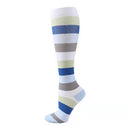 circulation cute socks baby blue stripes