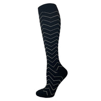 circulation cute socks black with waves