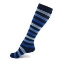 circulation cute socks blue stripes