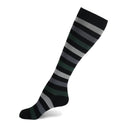 circulation cute socks gray and green stripes