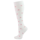 circulation cute socks white with pink flowers